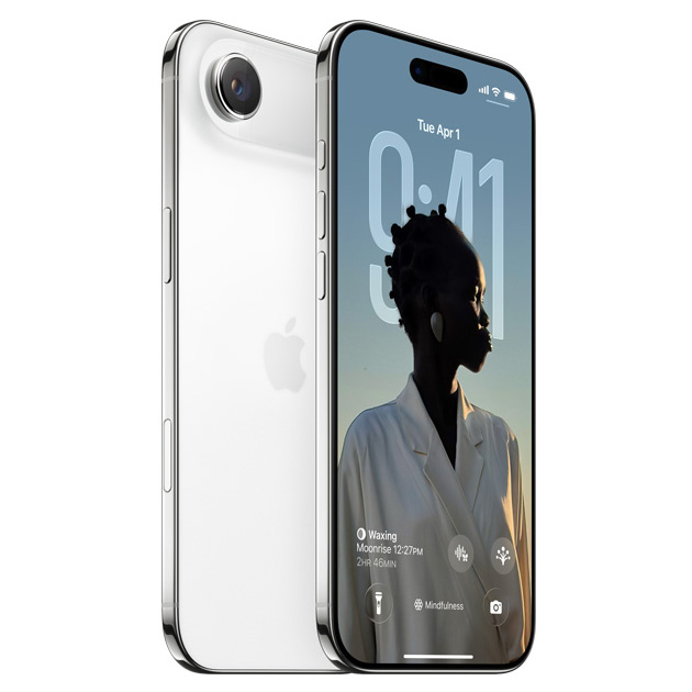 Side view of iPhone Air Cloud White Side view of iPhone Air Cloud White