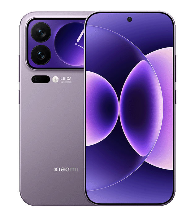 Back and front of Xiaomi 17 Pro Purple