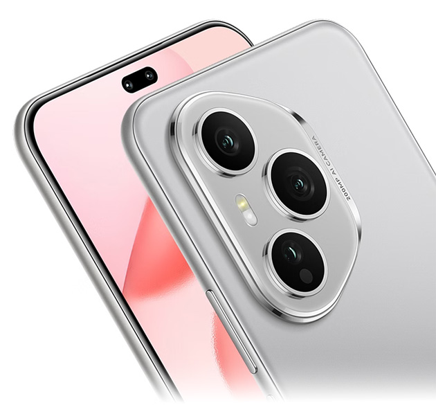 Detailed view of the rear camera system on the Honor 400 Pro showing the 200MP AI camera lens and metallic finish Detailed view of the rear camera system on the Honor 400 Pro, showing the 200MP AI camera lens and metallic finish.