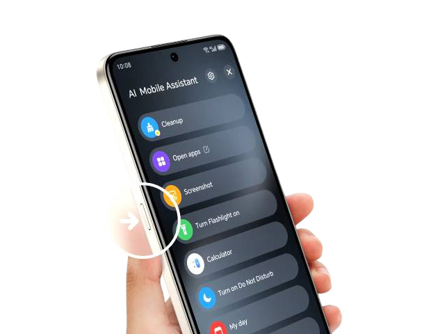 Honor X7d AI button