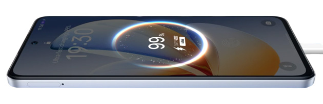 Realme C71 display showing 45W SUPERVOOC fast charging at 99% capacity.