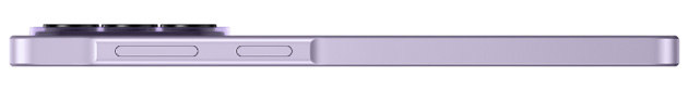 Side view of Samsung Galaxy A37 Lavender Side view of Samsung Galaxy A37 Lavender