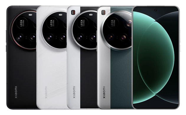 Xiaomi 15 Ultra colors Black White Silver Chrome and Green Xiaomi 15 Ultra colors Black, White, Silver Chrome, and Green