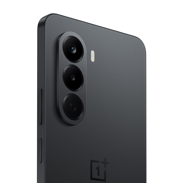 Back design of the OnePlus Nord CE6 Lite Hyper Black, showing the camera lenses.