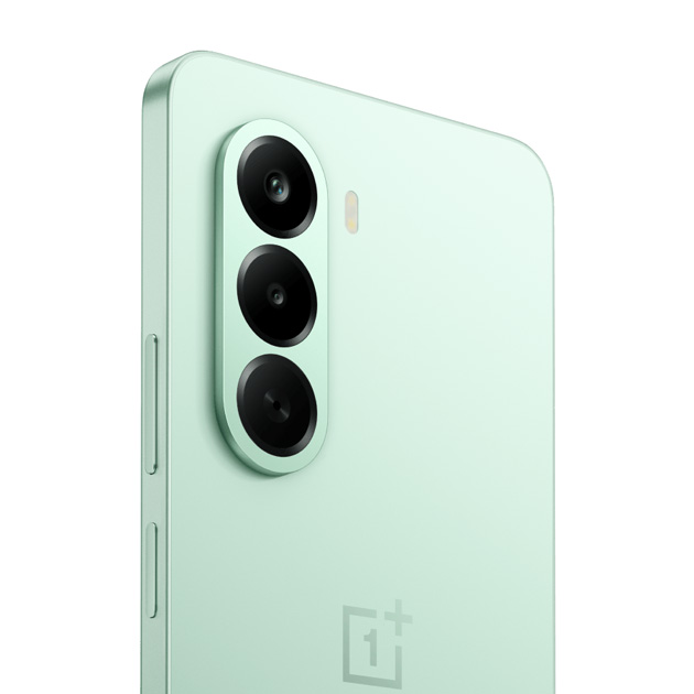 Back design of the OnePlus Nord CE6 Lite Vivid Mint, showing the camera lenses.