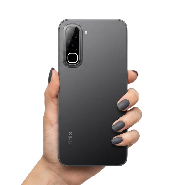 Infinix Hot 70 Night Pulse in hand Infinix Hot 70 Night Pulse in hand