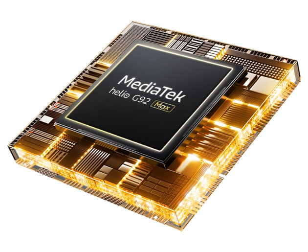 Mediatek Helio G92 Max chipset the processor used in the Realme C75 Mediatek Helio G92 Max chipset, the processor used in the Realme C75.