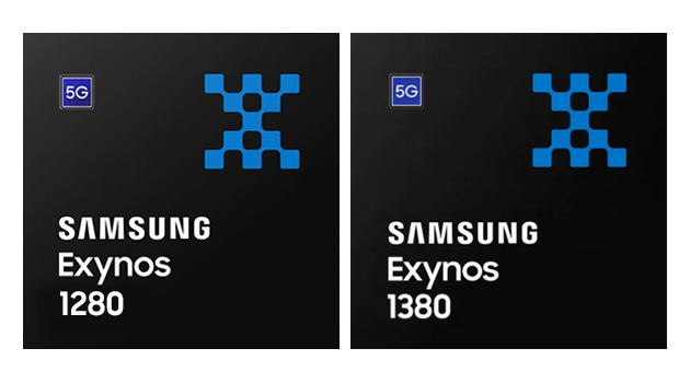 On the right is the Exynos 1380 chip of the international version of the Samsung Galaxy A26 and on the left is the Exynos 1280 chip for the Latin American market.