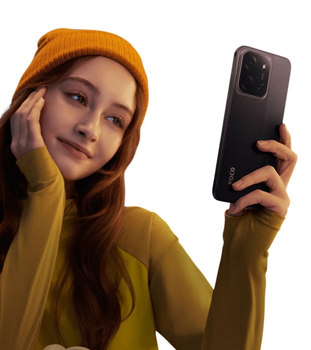 Poco C85 4G in hand Poco C85 4G in hand