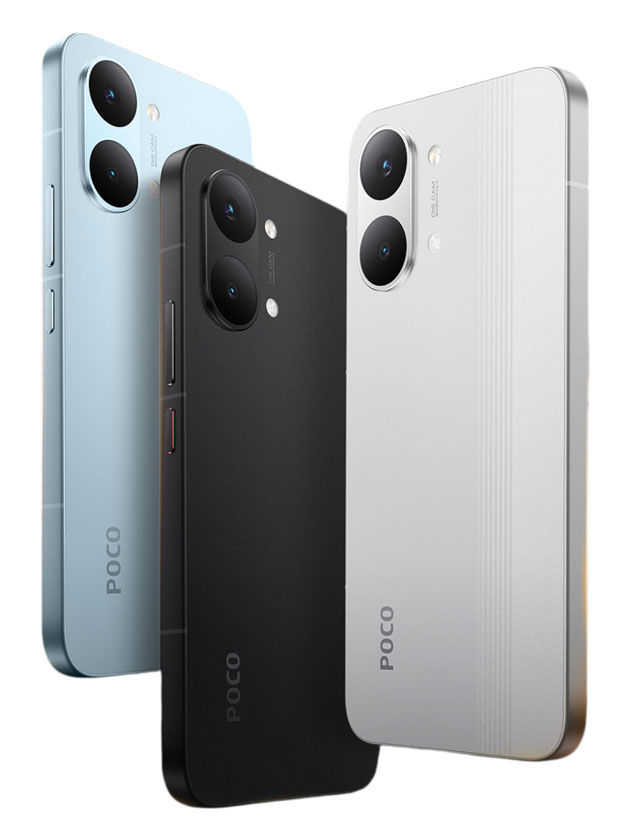 Poco X8 Pro MAX colors Blue Black and White Poco X8 Pro MAX colors Blue, Black, and White.