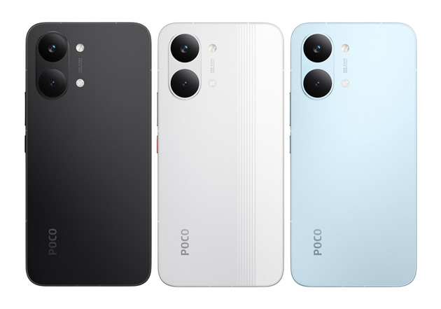 Poco X8 Pro colors Black, White, Mint Green