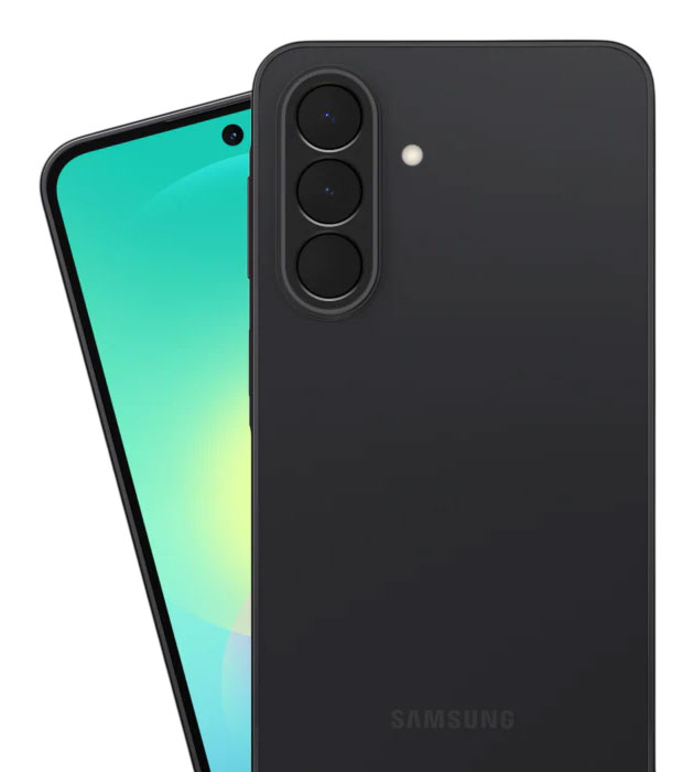 Back and front of Samsung Galaxy A27 Black