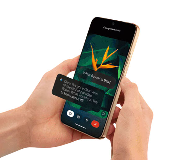 Interacting with the Google Gemini Live AI assistant on the Honor X9d Interacting with the Google Gemini Live AI assistant on the Honor X9d.