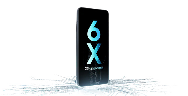 Samsung Galaxy A07 4G display shows 6 generations of OS upgrades Samsung Galaxy A07 4G display shows 6 generations of OS upgrades.